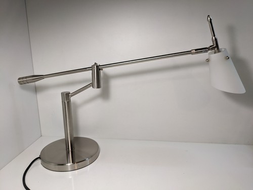 Lampe bureau chromée globe - bureau,