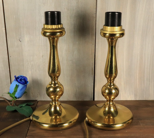 Paire pieds lampe de - de,