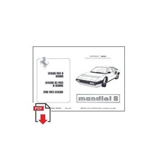 1981 Ferrari Mondial 8 spare parts catalogue 205/81 PDF (it/fr/uk)