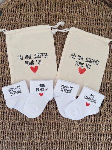 Cadeau annonce marraine - cadeau, et