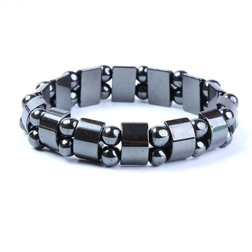 Bracelet hématite double rang - bracelet,