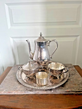 Service Café Thé Métal Argenté International Silver Company Plateau WM Rogers