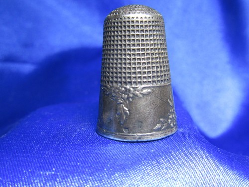 Ancien dé coudre argent - ancien,