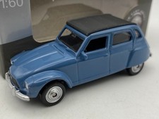 1:60 WELLY CITROËN DYANE 6 bleu voiture miniature métal diecast