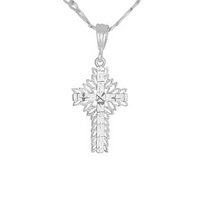 Sterling Silver Cross Charm