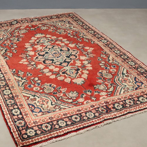 Tapis ancien asiatique coton - tapis,