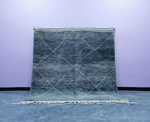 Tapis laine marocain fait - tapis,