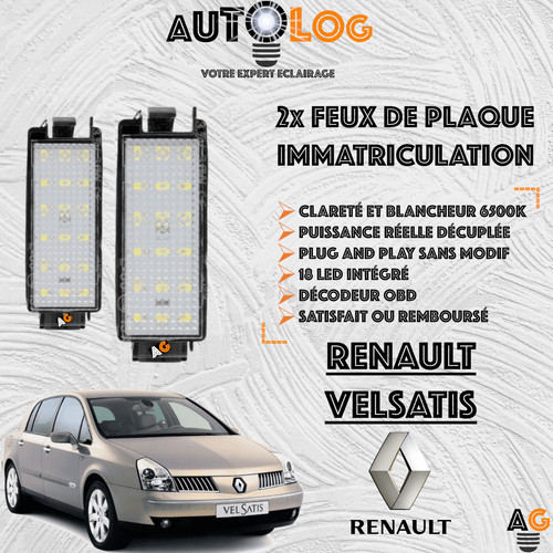 Feux de plaque - 2x,