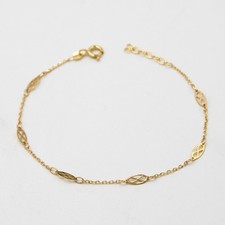 Bracelet femme or jaune 18