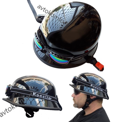 Casque moto style - , militaire