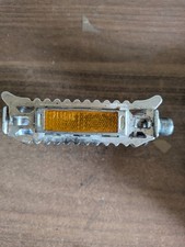 Pédale droite vélo ancien vintage métal - marque WECO