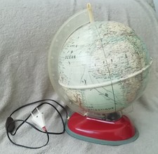 Ancienne Mappemonde Globe Terrestre VINTAGE ANNÉES 50 mobus 2026 