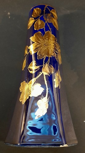Paire vases faïence - de,