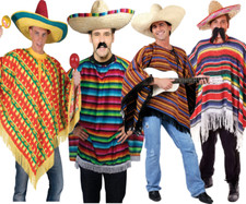 Costume Poncho Bandit Mexicain