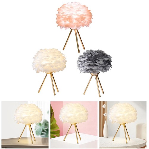 Abat jour plume lampe - plume, de