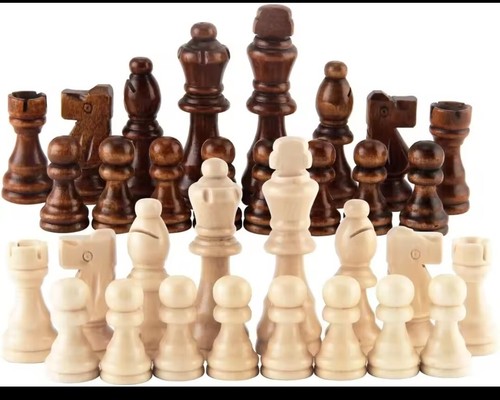 Pions jeu échec bois - d'échec,