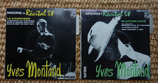 2 vinyles 45t Yves Montand