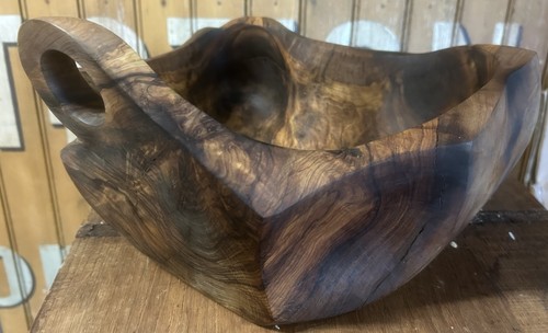 Coupe fruit olivier bois - coupe,
