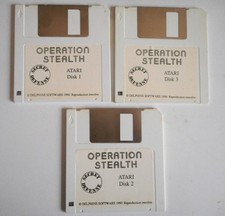 Lot 3x disquettes ATARI ST -