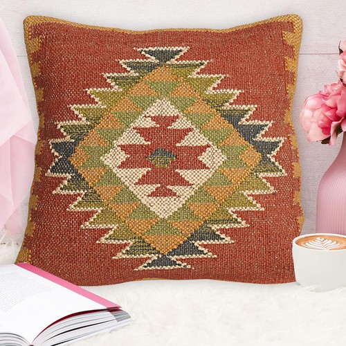 Housse coussin jute - housse,