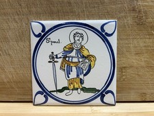 CarreauDe Faïence Décoré Par Pierre Pissareff - Gres Du Beauvaisis