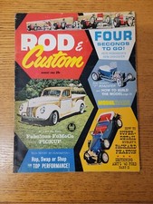 Rod & Custom Magazine Août 1962 ~ FINE FN ~ Street Hot Rod Petersen