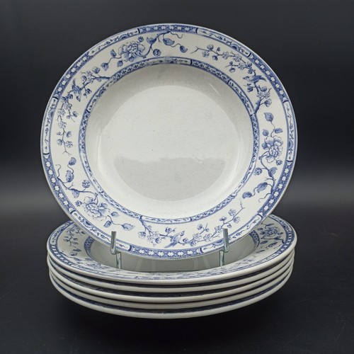 Assiettes creuses faïence - assiettes,