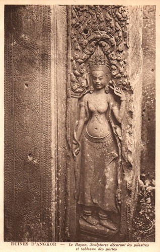 Cpa cambodge angkor le - cpa,