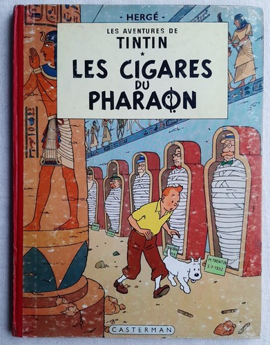 Tintin les cigares pharaon - tintin,