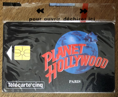Telecarte planet hollywood - 5u,