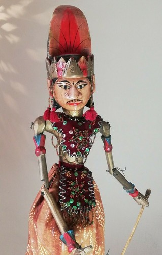 Marionnette wayang ancienne - marionnette,