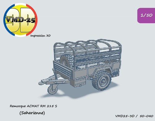 Remorque saharienne acmat type - saharienne,