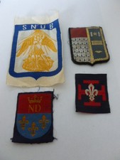 LOT tissu badge spécialité campeur scoutisme jeunesse SCOUT DE FRANCE