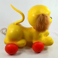 Jouet Ancien  Chien à tirer Vintage CLAIRBOIS