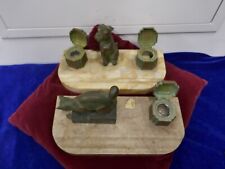 2 encriers animaliers art