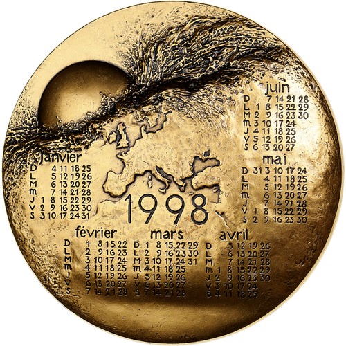 France médaille calendrier - médaille,,