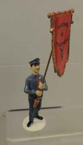 Tintin porte drapeau carte - drapeau,