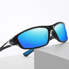 Lunettes De Soleil Polarisées Sport Unisexe Conduite Velo Plage Vacances UV400