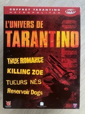 coffret 4 dvd l'univers de tarantino reservoir dogs true romance killing zoe