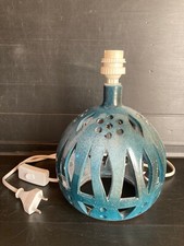 Lampe céramique ajourée