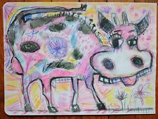 Tableau peinture vache