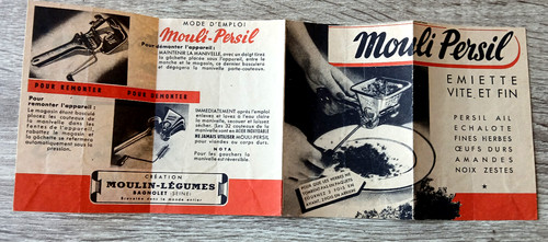 Pub flyer mode emploi moulin - flyer,