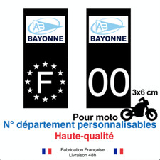 Stickers autocollant plaque