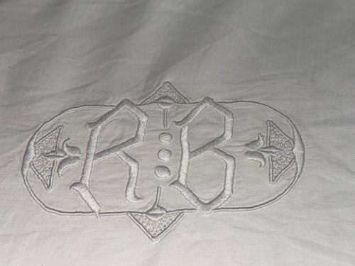Ancien drap coton - ,