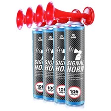 AABCOOLING 4x CORNE DE SIGNAL 75g - CORNE DE BATEAU KLAXON AIR COMPRIMÉ...