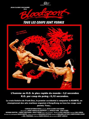 Bloodsport affiche poster - bloodsport, /