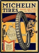 1917 Michelin Tires NEW Metal