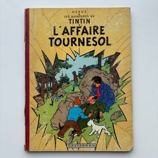BD - Album TINTIN - L'affaire Tournesol - dos rouge - B31 - 1962 - BE