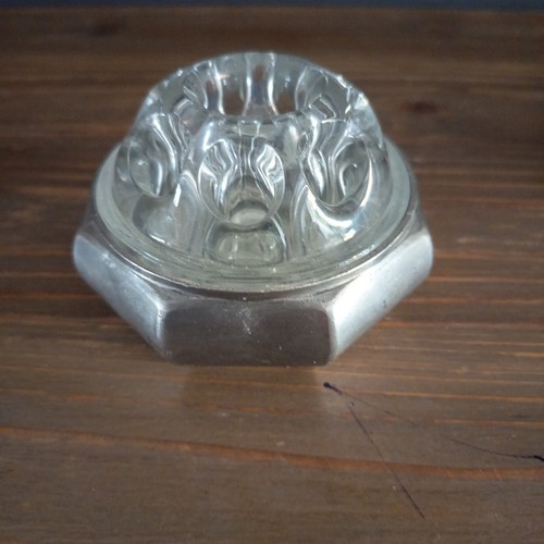 Pique fleurs etain - etain, verre