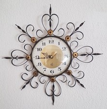 Ancien horloge murale soleil - ancien,
